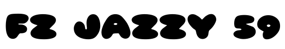 FZ JAZZY 59 Font Image