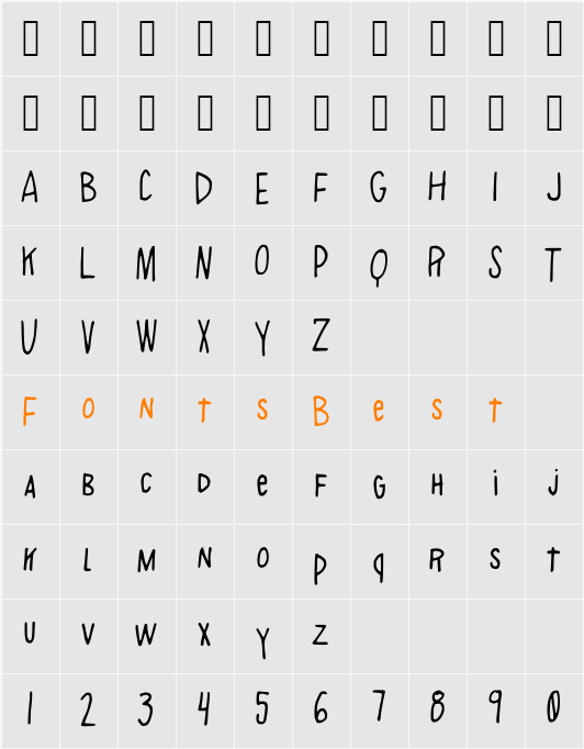 AlphabetSoup Character Map