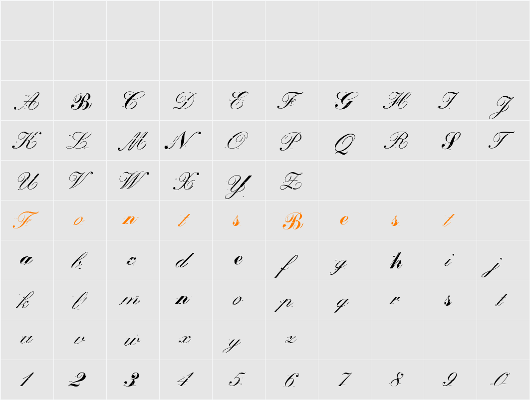 Falseidol Character Map