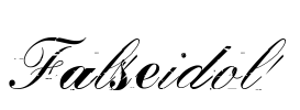 Falseidol Font Image