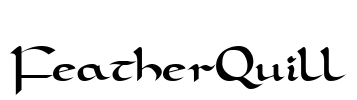 FeatherQuill Font Image