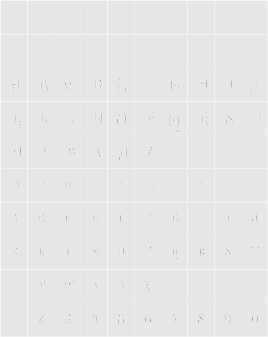 Hungry Beast Inset Character Map