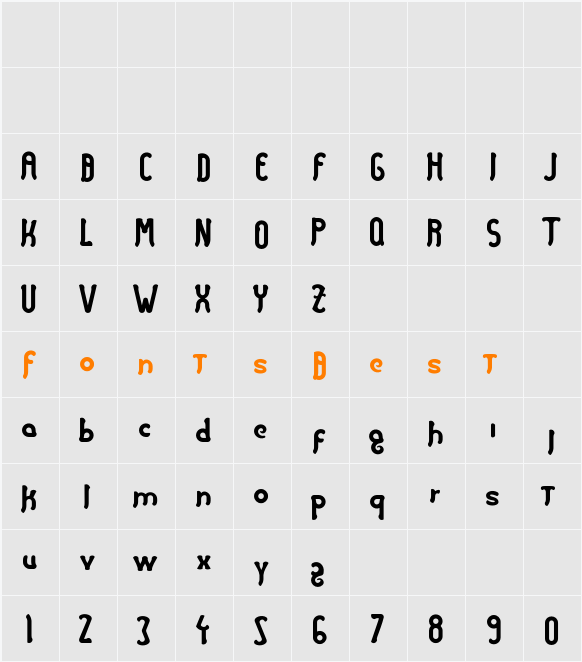 Caramelo Character Map