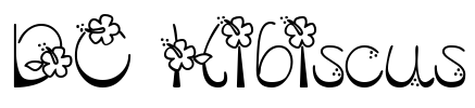 DC Hibiscus Font Image