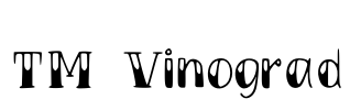 TM Vinograd Font Image