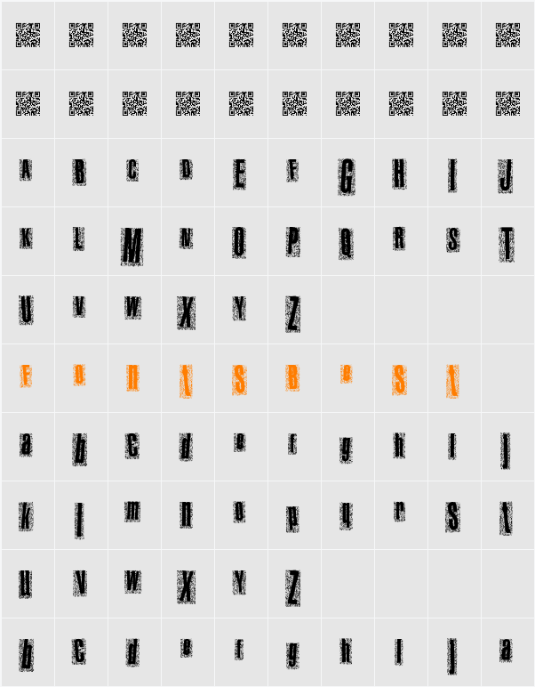 MetalAtlas Character Map