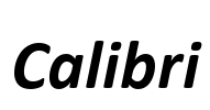 Calibri Font Image