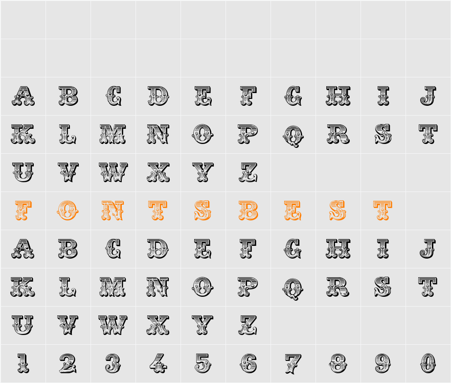 JFRingmaster Character Map