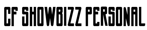 CF Showbizz PERSONAL Font Image