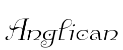 Anglican Font Image