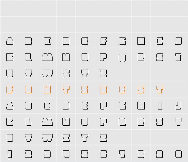 Contour of Duty 3D Character Map