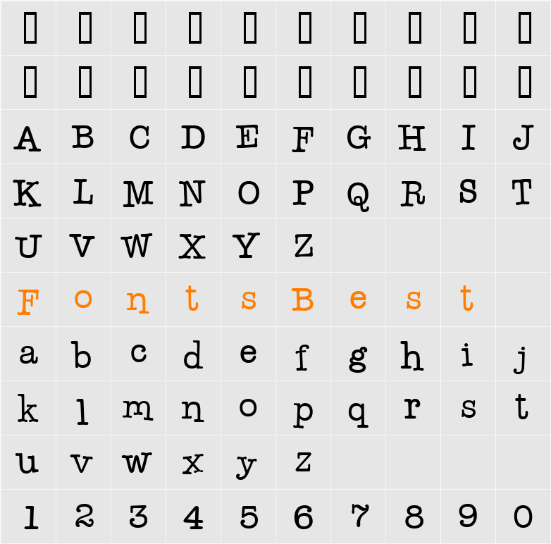 CK Stenography Character Map