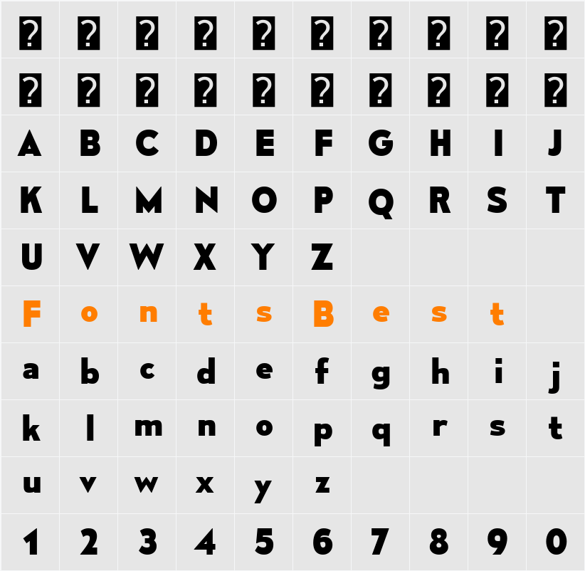 Mesmerize Eb Character Map