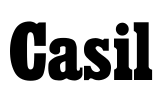 Casil Font Image