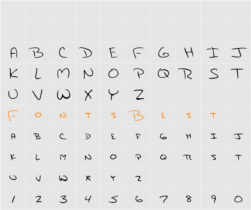 JAMI Character Map