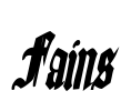 Fains Font Image