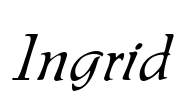 Ingrid Font Image