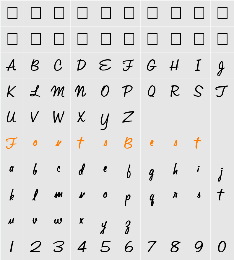 AdriAnna44 Character Map