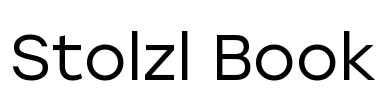 Stolzl Book Font Image