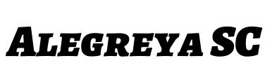 Alegreya SC Font Image