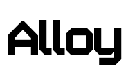 Alloy Font Image