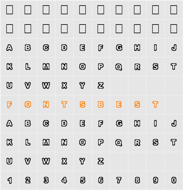 Izolation Character Map