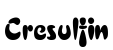 Cresulfin Font Image