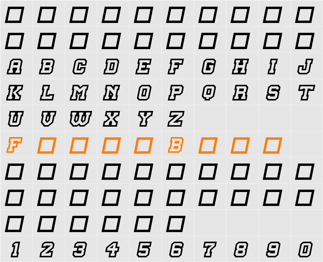 Master Droid Character Map