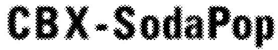 CBX-SodaPop Font Image