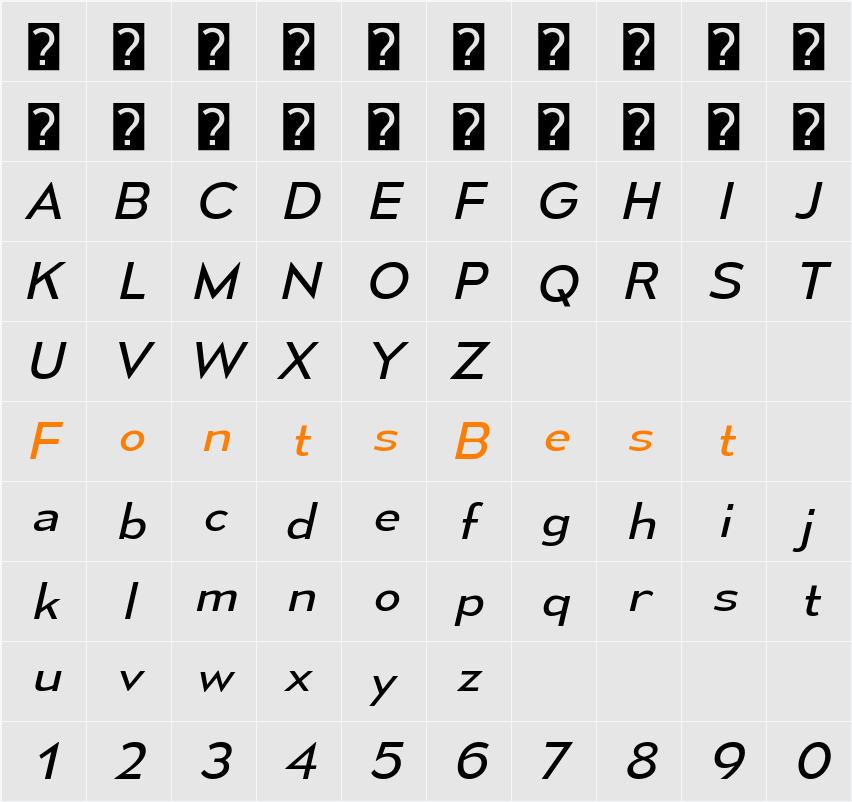 Mesmerize Se Bk Character Map