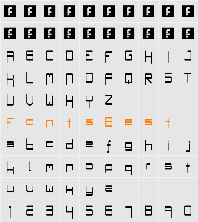 Bumple Character Map