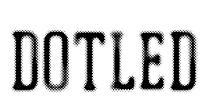 DOTLED Font Image