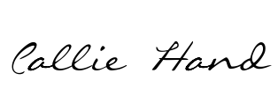 Callie Hand Font Image