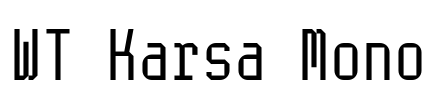 WT Karsa Mono Font Image