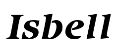 Isbell Font Image