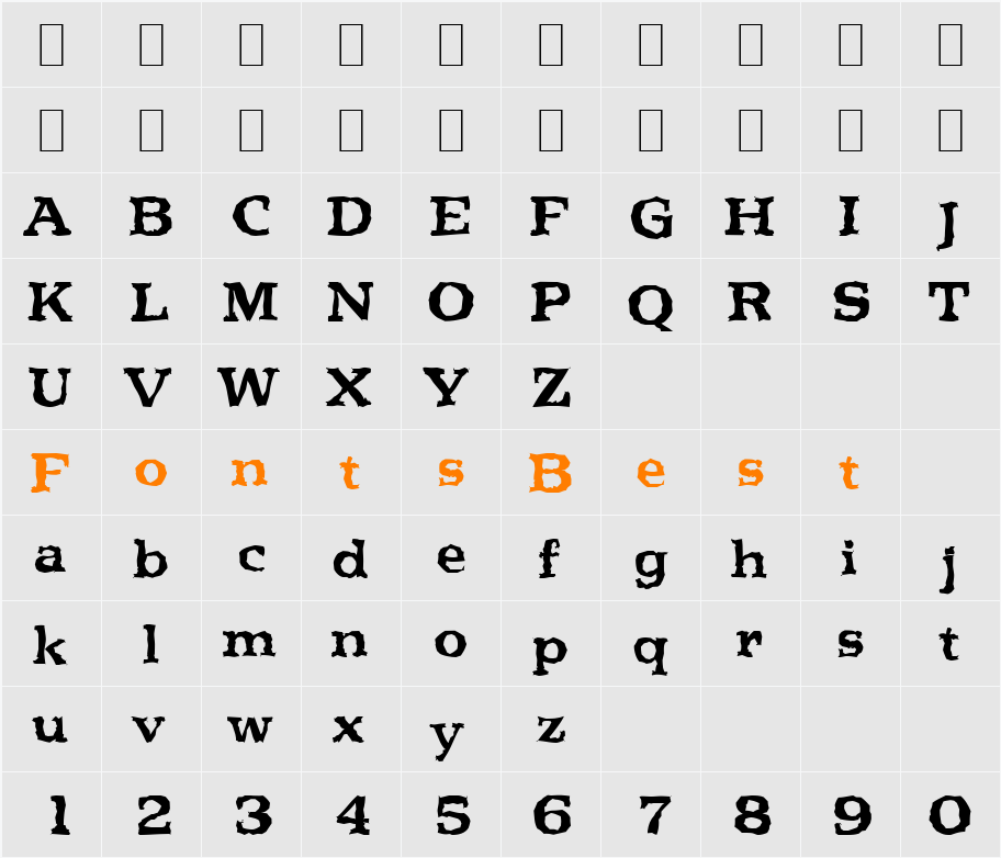 MartinBeckerRandom Character Map