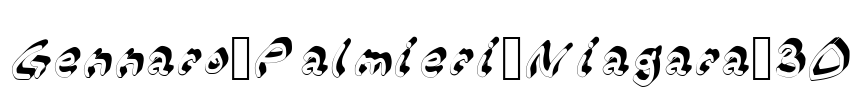 Gennaro_Palmieri_Niagara_3D Font Image