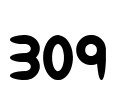 309 Font Image
