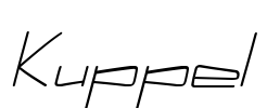 Kuppel Font Image