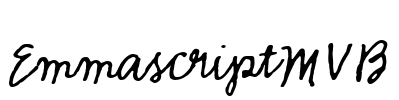 EmmascriptMVB Font Image