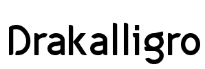 Drakalligro Font Image